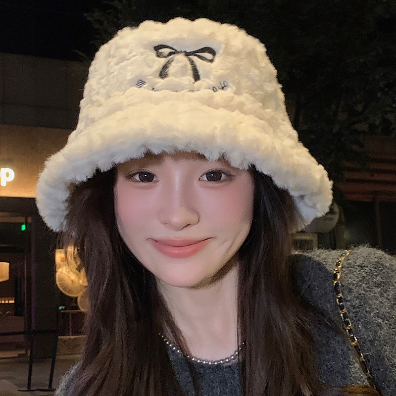 原创定制加厚保暖护耳毛绒渔夫帽