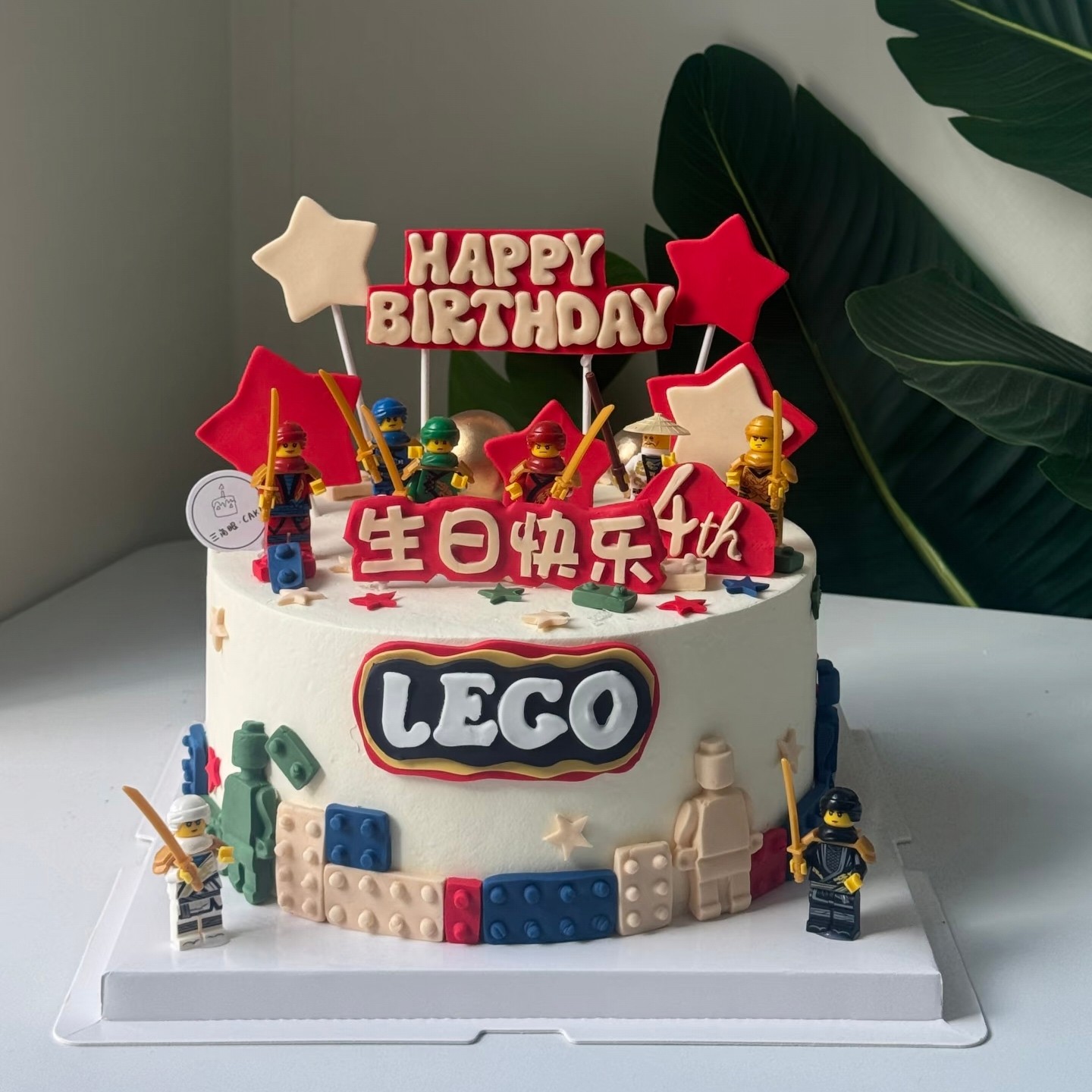 幻影忍者蛋糕装饰插件男孩款主题不规则积木硅胶模具生日烘焙配件