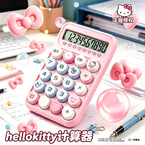【正版HelloKitty】高颜值计算器