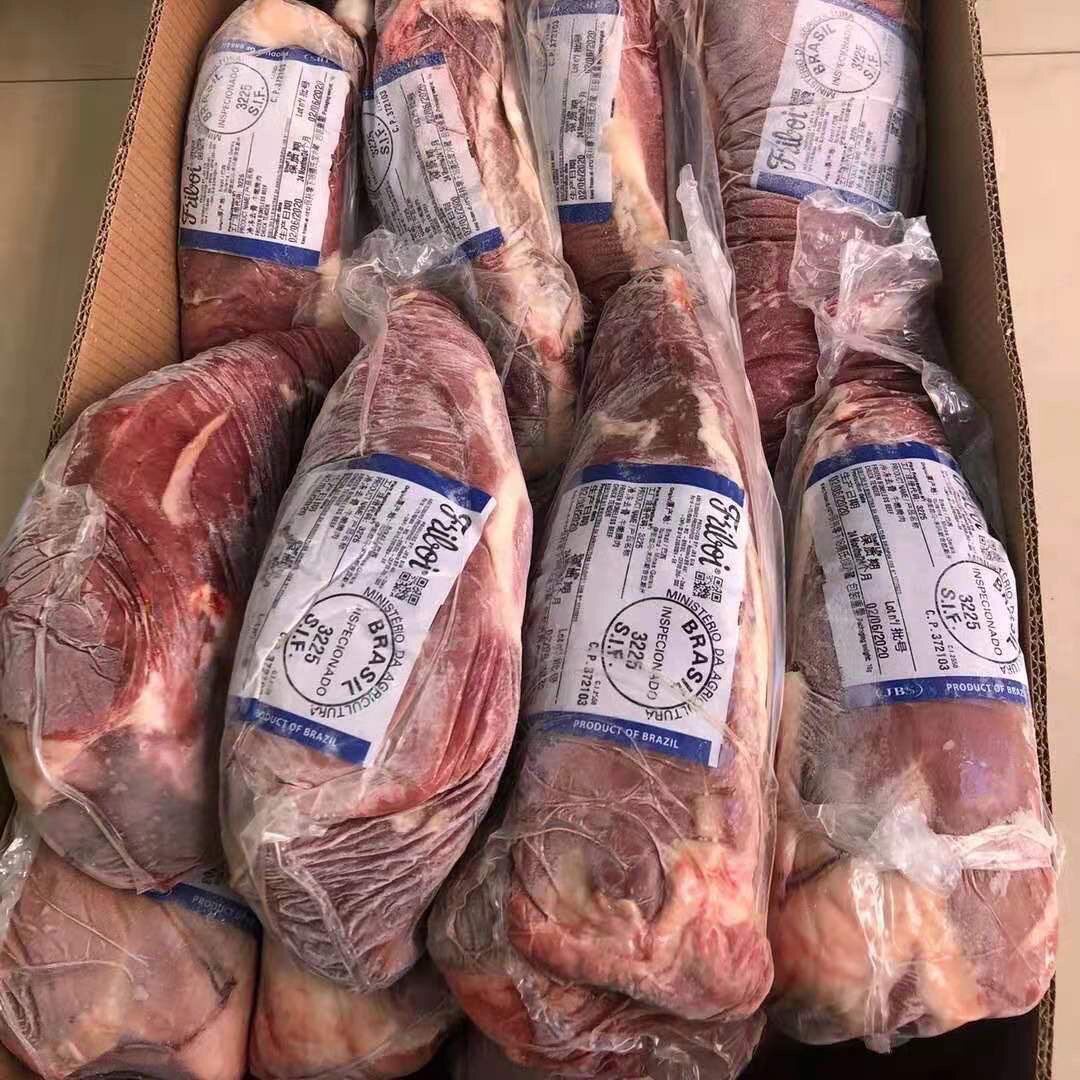 巴西进口新鲜牛里脊牛嫩肩辣椒条牛肉冷冻商用原切牛排5-10斤