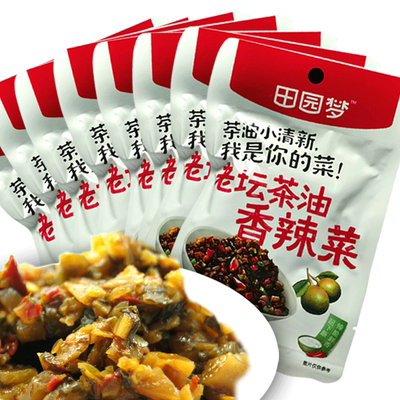田园梦临川茶油香辣菜10袋