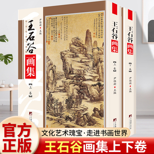 王石谷画集全2册 尹维新著 16开本彩图铜版纸印 本画集共收录王石谷绘画精品之作100余幅 中国书画名家全集写意花鸟画全集写意国画