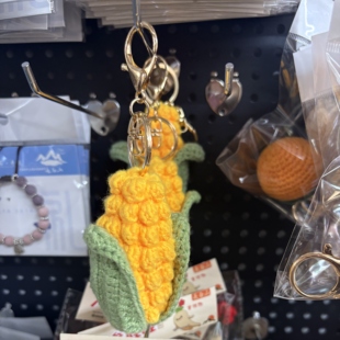 长白山旅游纪念品手工玉米挂件钥匙扣包包挂件