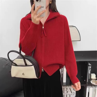 2025年韩版时尚针织开衫