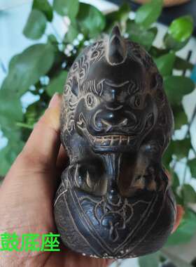 山西仿古做旧招财神兽摆件