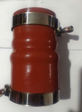 货车玉柴4110/4108发动机增压中冷器连接硅胶管卡箍橡胶管弯直管