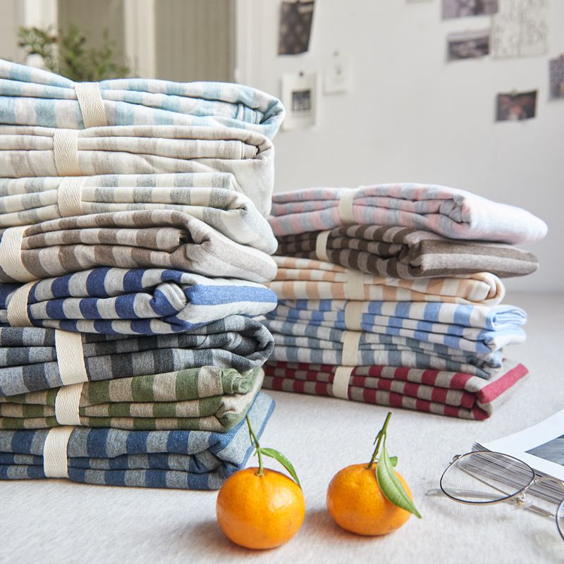 良品工坊100%棉舒适天竺棉枕套