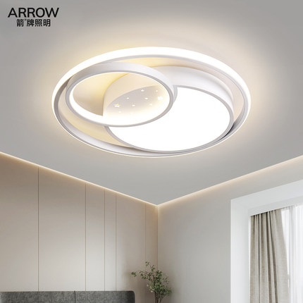 箭牌全光谱卧室吸顶灯简约现代2025新款led吸顶灯护眼房间主卧灯