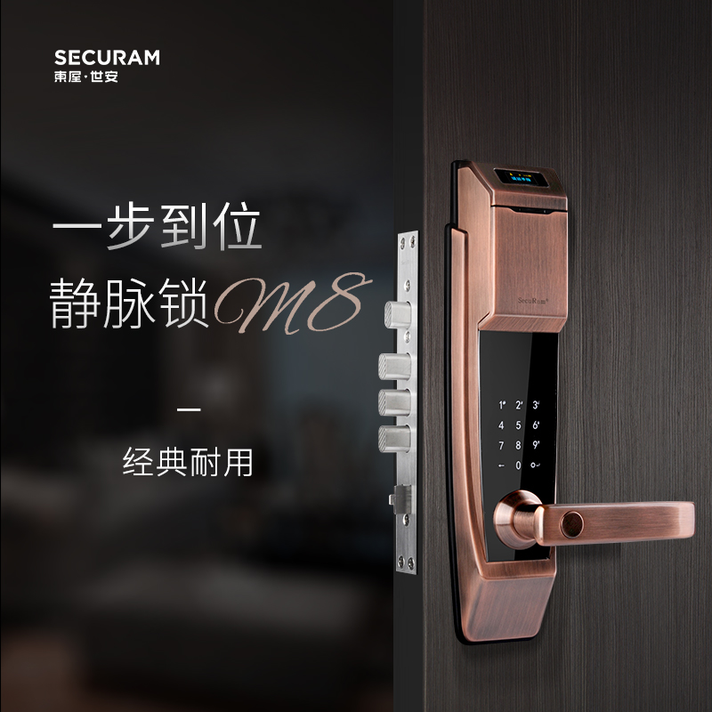 ¶«ÎÝÊÀ°²SecuRam Ö¸¾²Âöʶ±ðËøÍ¨ÓÃÐÍ´óÃÅ·ÀµÁÃŵç×ÓÃÜÂëÖÇÄÜËø