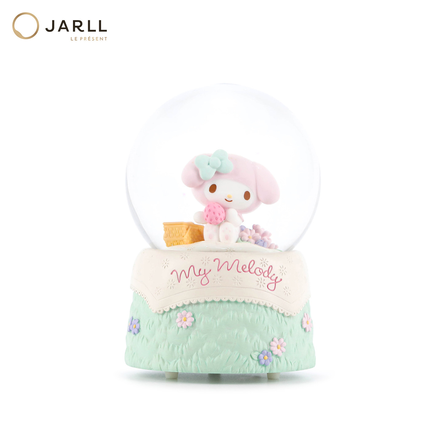 JARLL赞尔美乐蒂水晶球音乐旋转盒八音盒女生生日表白礼物送女友,家居饰品,音乐盒,淘宝优惠券,粉丝福利购,淘宝优惠卷