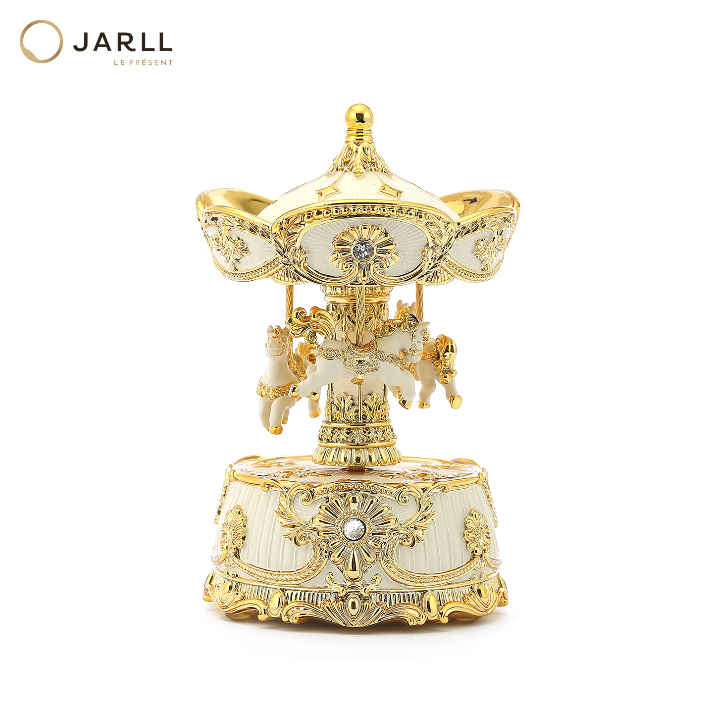 JARLL赞尔旋转木马音乐盒八音盒