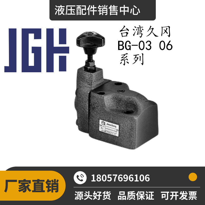 台湾久冈JGH溢流阀BSG BST BG- 03 06 10- 1PN 2PN 0 1 2 3- 3-封面