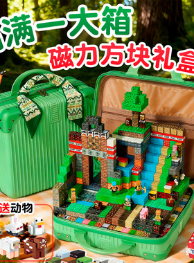 我的世界磁力方块全套正版积木玩具强磁铁吸儿童男孩高级生日礼物