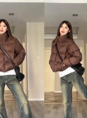 2025年新款棉服女冬短款宽松小个子外套肯豆风韩版棉衣加厚棉袄潮