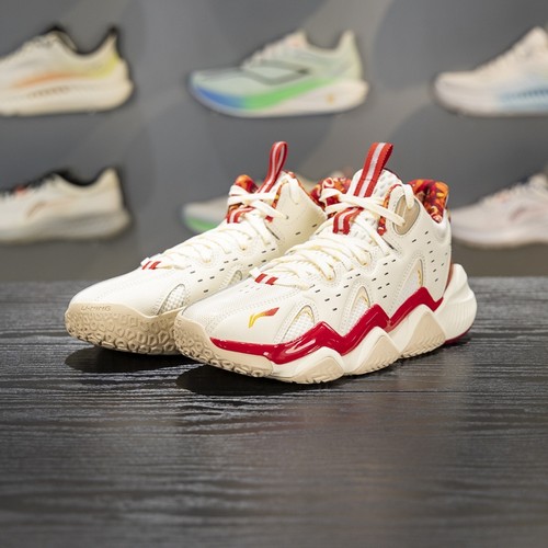 李宁四季通用耐磨童篮球鞋