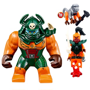 幻影忍者人仔蛇怪冰皇加满都大师益智拼装积木第三方MOC男孩玩具