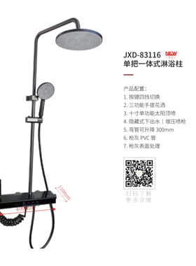 JXD-83116单把一体式淋浴柱