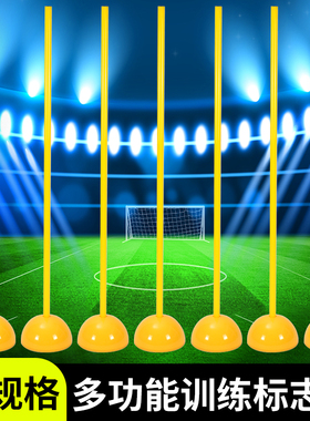 标志杆足球篮球训练器械杆中考标志杆桶绕杆桩注水角旗体育倒车桩