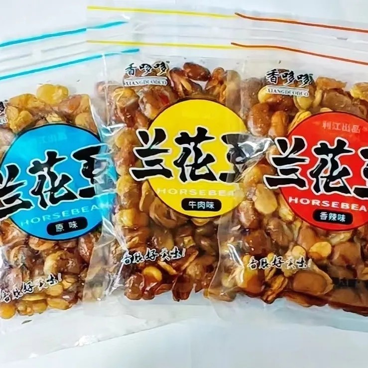 香哆哆兰花豆蚕豆牛肉味胡豆香辣原味炒货下酒菜解馋网吧休闲零食
