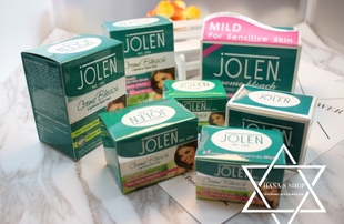 JOLEN漂眉膏染眉膏脱色膏漂胡剂淡化眉毛温和套装 包邮 保税仓