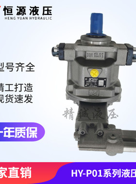 恒源液压HY10/16/25/32/40/55/63/80/125/160P01-RP/LP轴向柱塞泵
