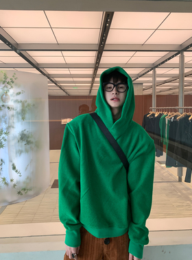 ESC MAN STUDIO/自制  coolguy日常行走穿搭 休闲连帽套头卫衣