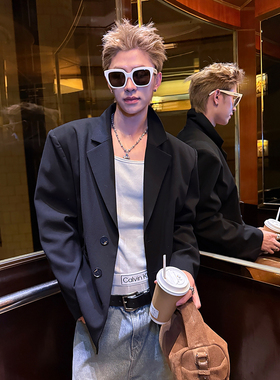 ESC MAN STUDIO/自制 高级感气质外溢的西装外套休闲西服上衣