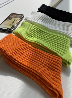 ESC MAN STUDIO/中筒袜ins风秋冬韩版街头潮流超舒适男女通用长袜