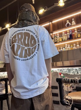 FunkyChoice街舞popping潮牌短袖T恤grooving嘻哈练舞上衣纯棉男