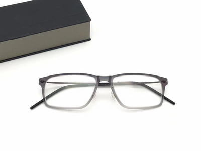 正品LINDBERG林德伯格6507眼镜框丹麦时尚超轻纯钛方框眼镜架