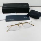 正品 LINDBERG镜框林德伯格眼镜架2427无框竹节近视纯钛镜框丹麦