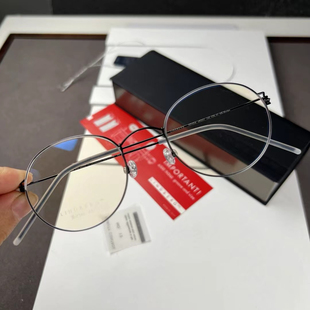 正品LINDBERG林德伯格MORTEN眼镜框 时尚潮男纯钛复古圆近视镜架