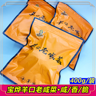 正品宝烨羊口老咸菜十年赋400g虾油腌制辣菜疙瘩寿光特产开胃酱菜