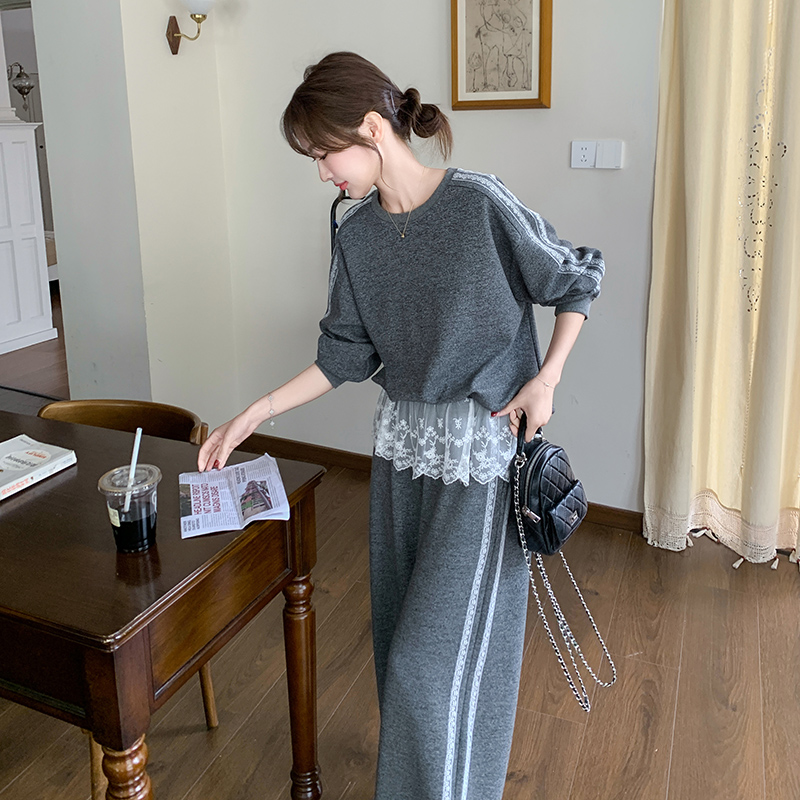 【现货】2025新款蕾丝拼接卫衣套装105-9802--165-248，商品下架区商品下架区，浙宝105（原181）