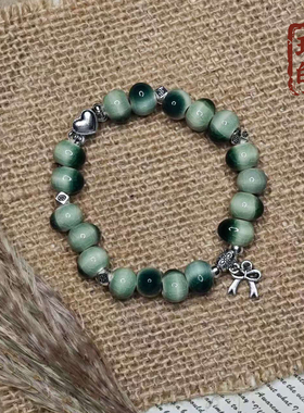 景德镇陶瓷手链小众设计女款手串