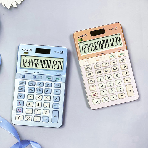 卡西欧JS-40B计算器商务办公白领推荐财务会计计算机