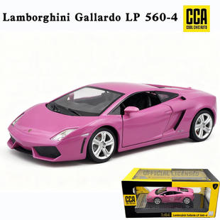 新款 CCA1/24兰博盖拉多LP560-4合金汽车模型声光玩具车小牛跑车