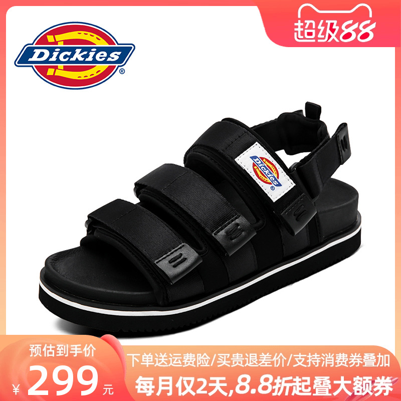 Dickies夏季凉鞋沙滩鞋