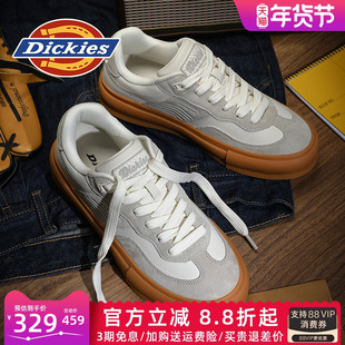 Dickies男鞋2026新款冬季鞋子男款厚底德训鞋小白鞋男士休闲板鞋