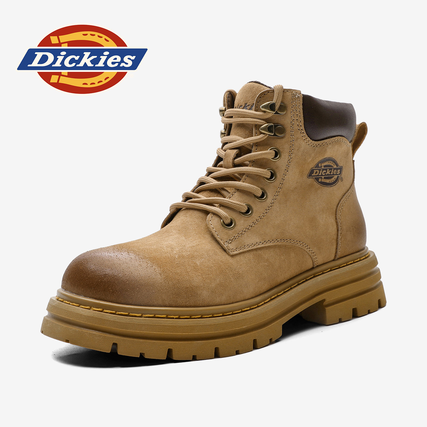 Dickies马丁靴男款2026新款男鞋冬季加绒棉鞋靴子男士高帮工装靴