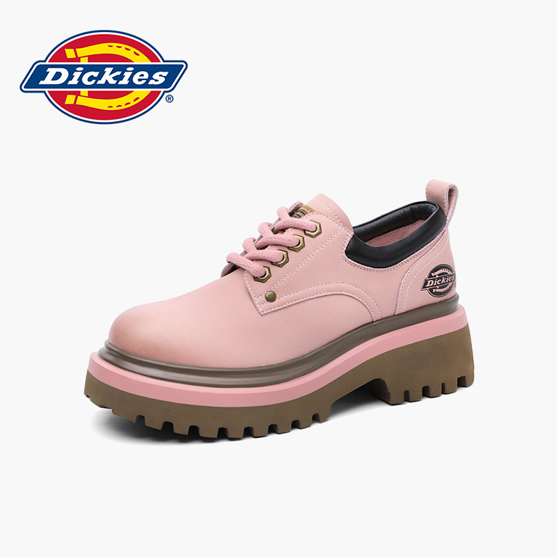 Dickies女鞋2026春季新款低帮工装鞋子女春季厚底马丁靴百搭单鞋
