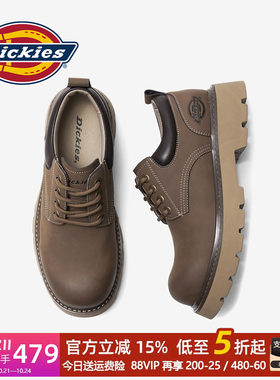 Dickies冬季新款厚底工装鞋男
