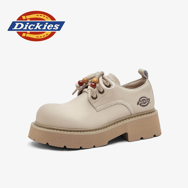 Dickies女鞋2026新款夏季厚底鞋子低帮工装鞋女款女士休闲鞋皮鞋