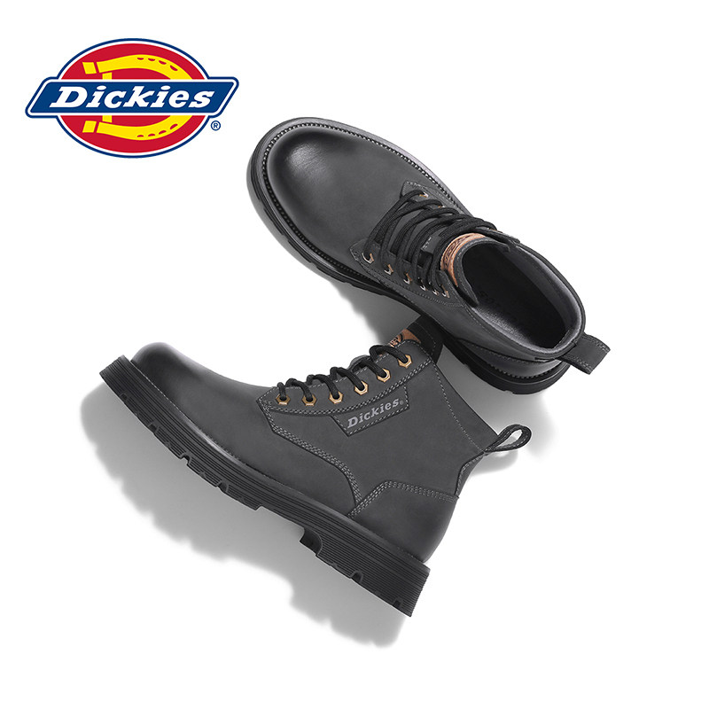 Dickies马丁靴男款秋冬靴子男靴2026新款男鞋英伦男士中帮工装靴