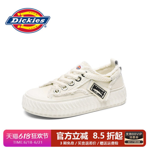 Dickies透气休闲帆布鞋