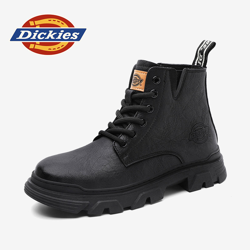 Dickies英伦厚底低帮男士马丁靴图片
