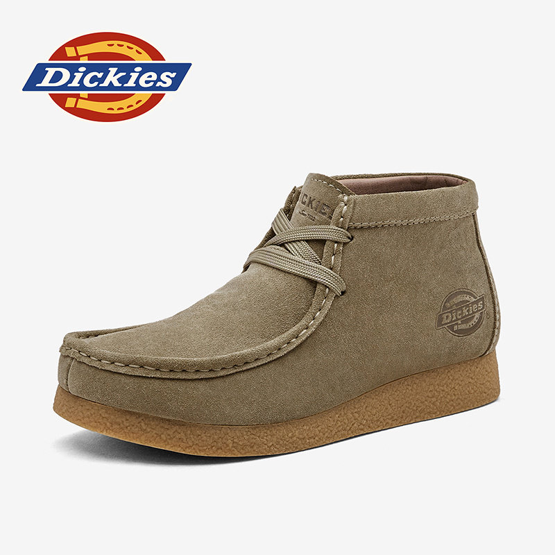 Dickies马丁靴男款冬季2026新款男鞋高帮袋鼠鞋子英伦男士工装鞋