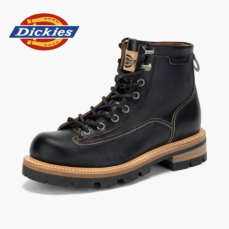 Dickies马丁靴男款2026新款男鞋秋冬高级感真牛皮靴子男士工装靴