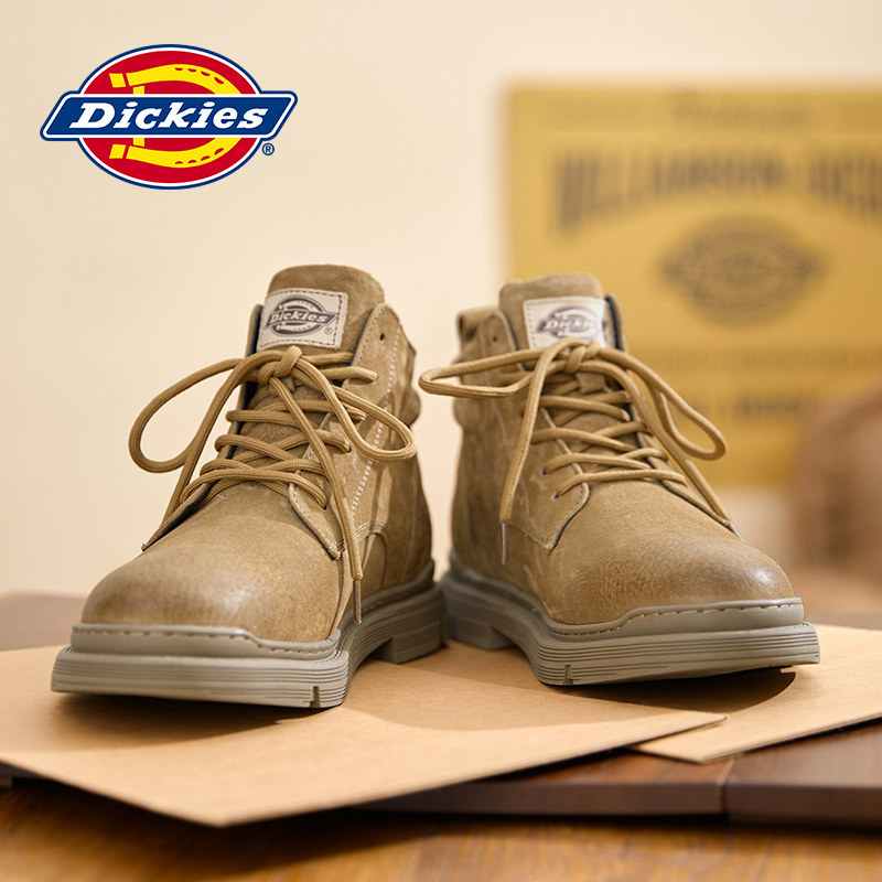 Dickies棉鞋男款夏季2026新款男鞋百搭潮鞋雪地靴男士棉靴马丁靴