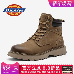 冬季 靴男士 2025新款 英伦男靴中帮工装 靴子 男鞋 Dickies马丁靴男款